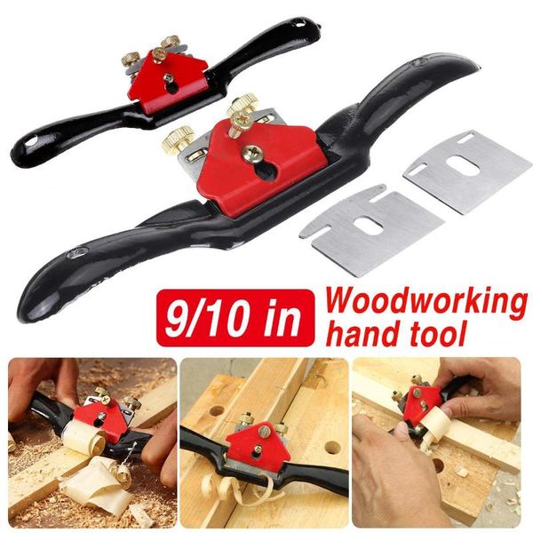 

professional hand tool sets 10 inch adjustable plane spoke shave woodworking planer trimming tools wood cutting edge chisel with screw blade