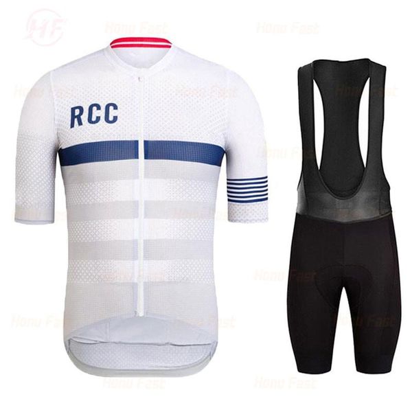 

racing sets rcc cycling jersey breathable bicycle clothing men short sleeve bike bib shorts, Black;blue