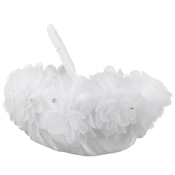 

gift wrap wedding flower girl basket lace western candy storage romantic cute decor supplies