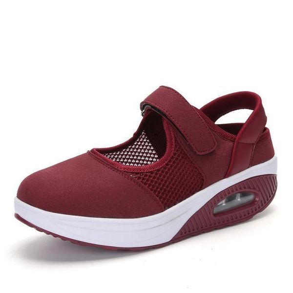 

sandals women breathable shoes shake, Black