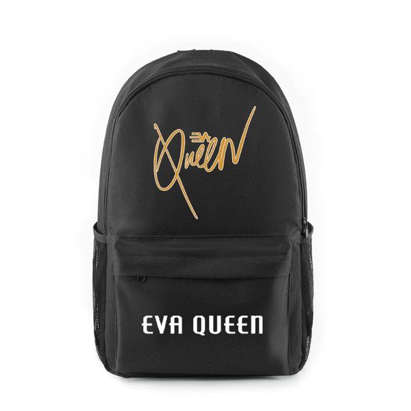 

backpack children eva queen fashion oxford cloth shoulder printed multi zipper pack casual girls student school bag