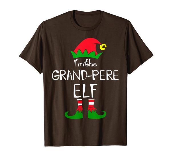 

Elf Saying I'm the Grand-pere Elf Matching Family Group T-Shirt, Mainly pictures