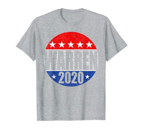 

elizabeth warren for president 2020 political gifts t-shirt, White;black