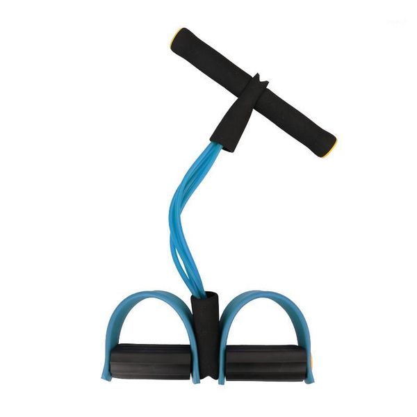 

integrated fitness equip four tube home rope pedal exerciser tractor elastic calf sit-ups abdomen resistance bands gym equipment for home1