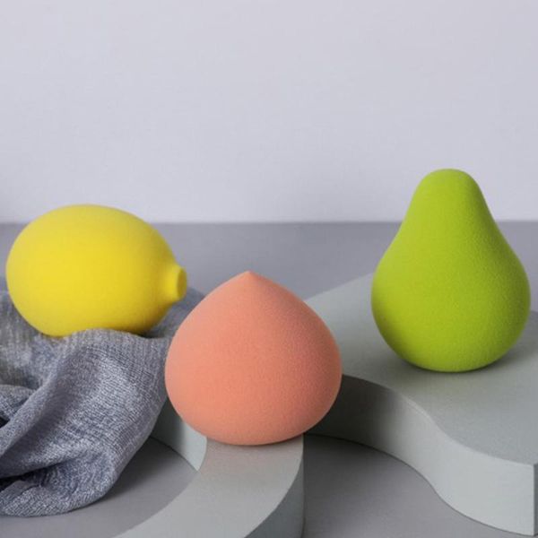 

sponges, applicators & cotton 1pcs cosmetic puff foundation fruit shape makeup sponge mix powder beauty to make up tools accessories