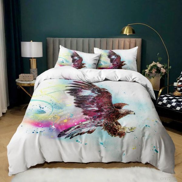 

bedding sets fiercely eagle style set for bedroom soft bedspreads bed linen comefortable duvet cover quilt and pillowcase