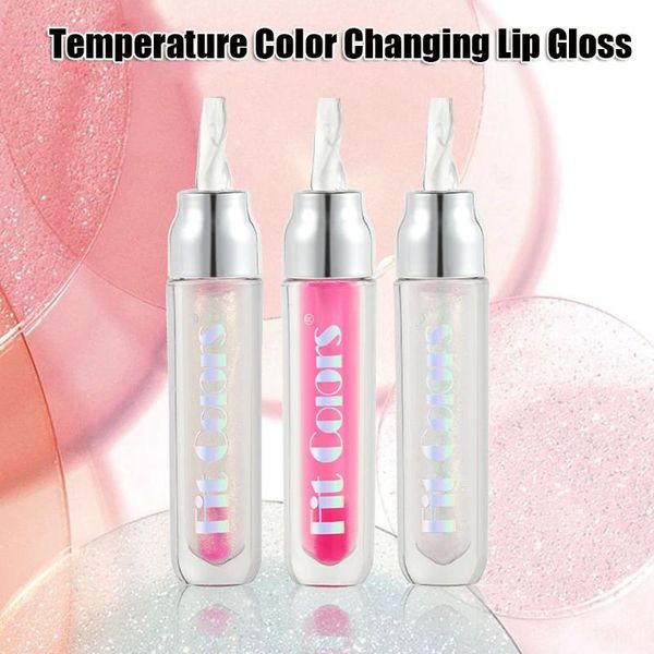 

lip gloss moisturizer sparkle shimmer high-shine natural moisture lipstick temperature color changing tinted