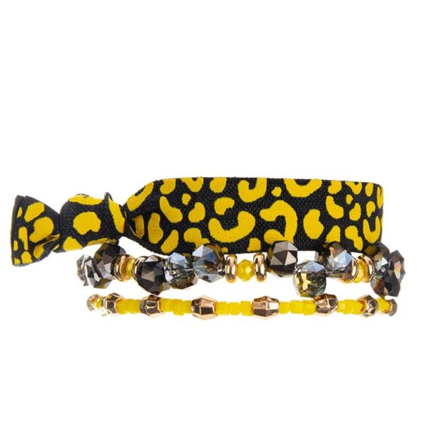 

link, chain crystal cuff bracelets 2021handmade collection unique alloy bead stackable strech handmade women single wrist jewelry fashion, Black