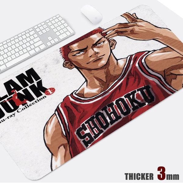

mouse pads & wrist rests pad slam- computer lapkeyboard anime mat large mousepad office gamers decoracion desk accessories