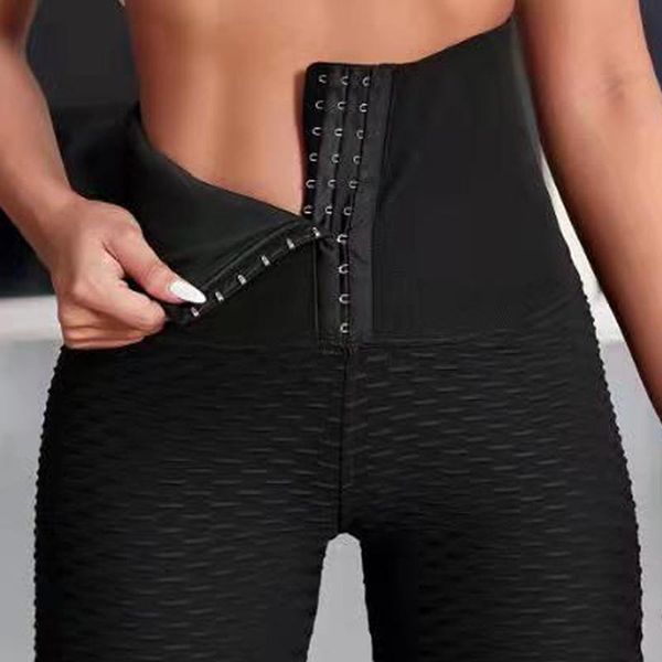 

yoga outfit athvotar biker shorts women breasted black fitness push up high waist gym clothing seamless short leggings mujer