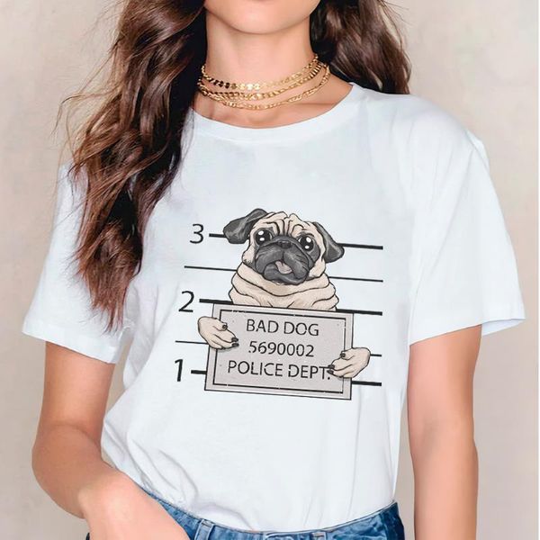 

women 2021 dog love funny cute print pet short sleeve t shirt clothes tshirts womens ladies graphic female tee t-shirt clothing, White