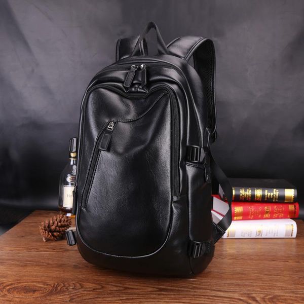 

backpack men's leisure fashion travel trend large capacity student bag