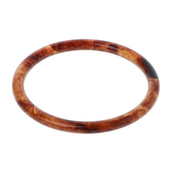 

bangle tortoiseshell acrylic bracelet resin brown leopard mottled women jewelry, Black