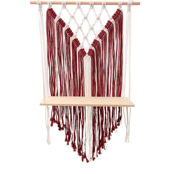 

tapestries wall hanging shelf floating tapestry boho plant pot hanger