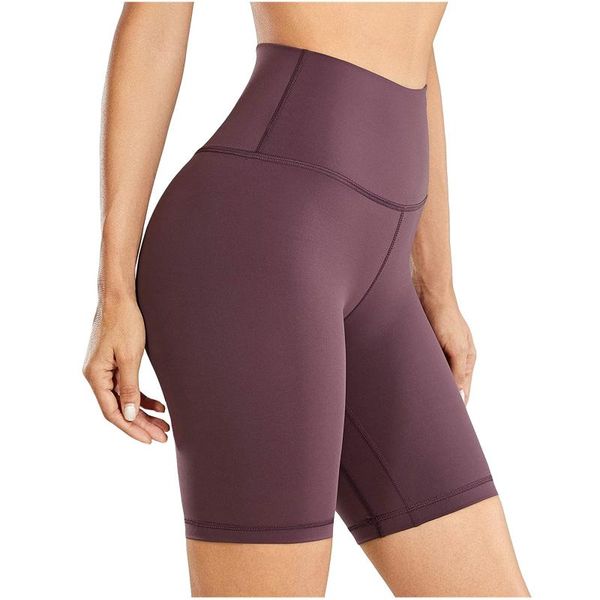 

yoga outfits ladies solid high-waist hip stretch underpants running fitness shorts pantalones spodnie damskie, White;red