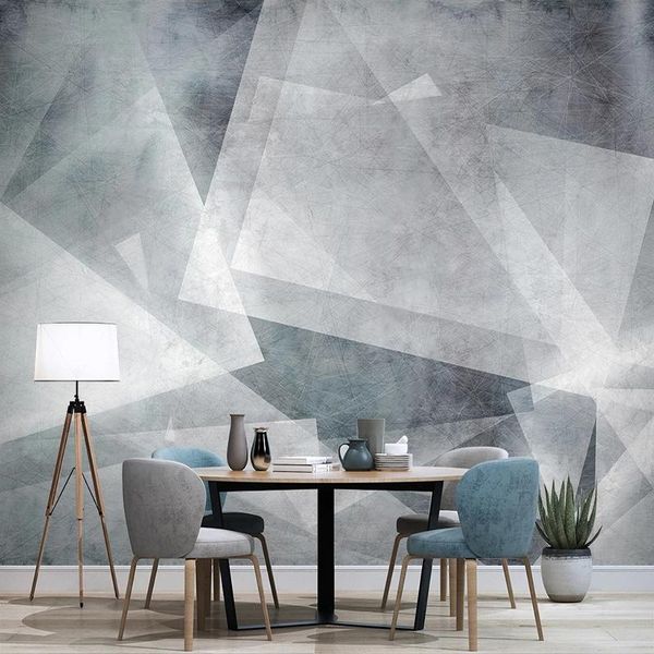 

wallpapers custom mural wallpaper nordic abstract geometric lines living room tv sofa background wall decoration painting papel de parede
