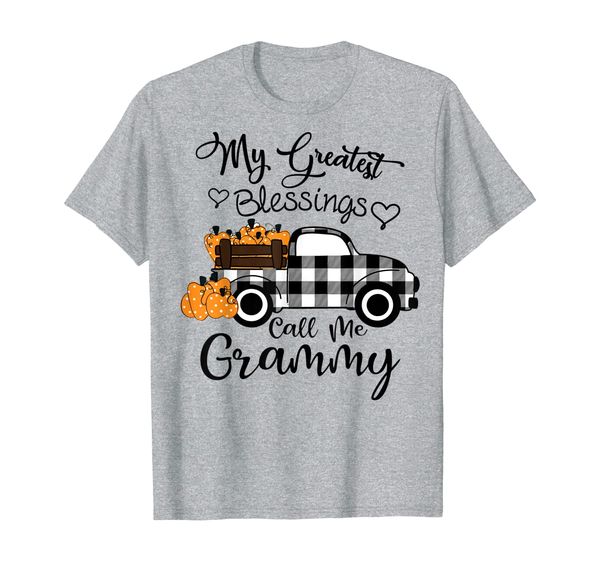 

my greatest blessing call me grammy t-shirt, White;black