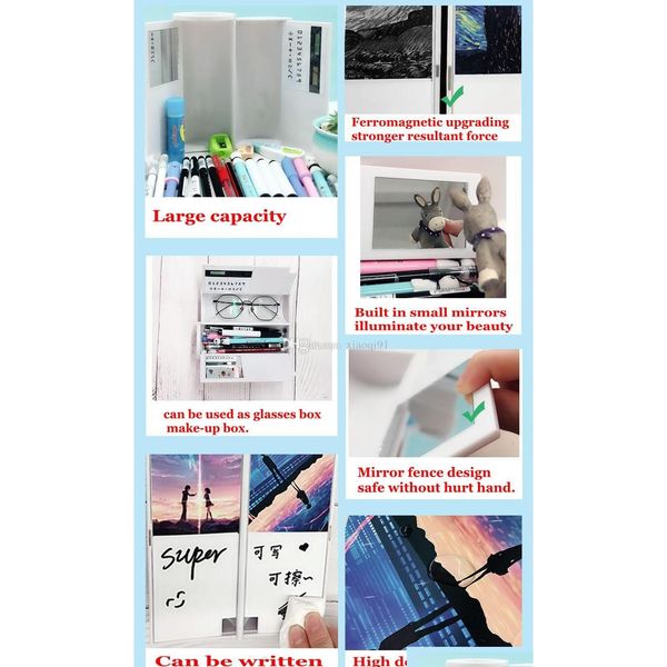 

2020 newmebox simple trend creative multifunction cylindrical ipen &pencil box, stationery box, pen &pencil holder jllwil ffshop2001