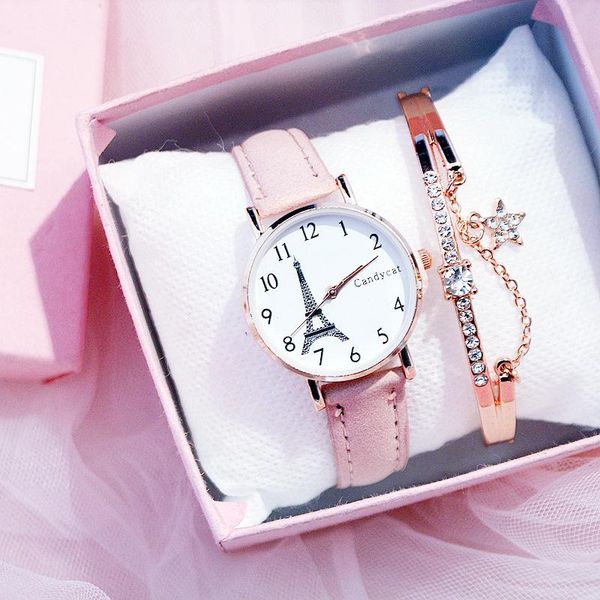 

wristwatches ladies watches fashion bracelet for women 2021 trending clock cute girl student watch relogio feminino, Slivery;brown