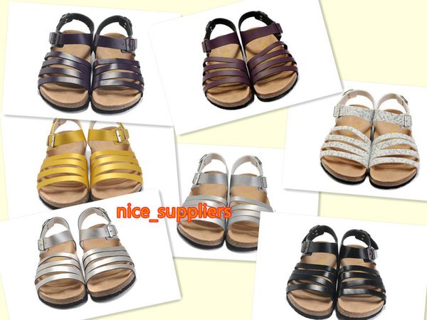 

hollow three-row single-button leather slippers ladies shoes leather flat-bottomed joker boken fashion flat-bottomed indoor and outdoor holl, Black