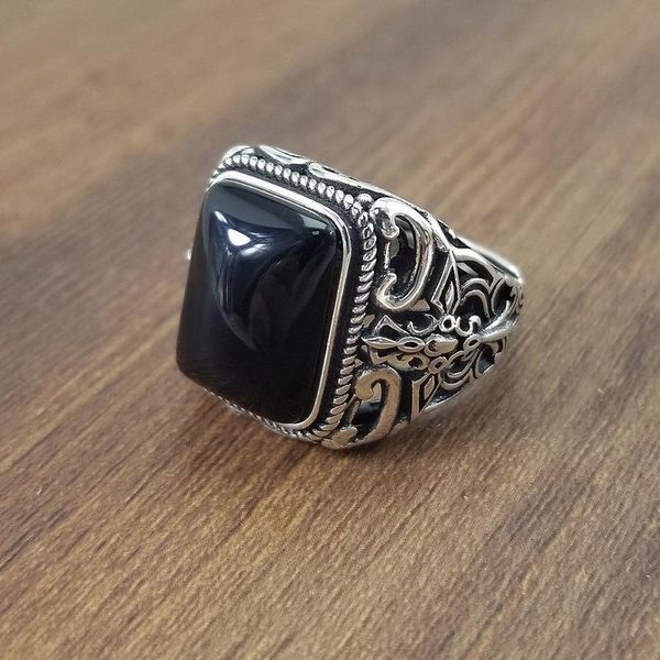 

cluster rings original designer cross pattern enamel porcelain craft men's open ring creative devil dark domineering charm silver jewel, Golden;silver