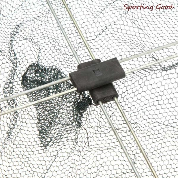 

fishing accessories 2 sizes foldable mesh baits trap cast dip net crab shrimp smelt eel lobster minnows crawfish