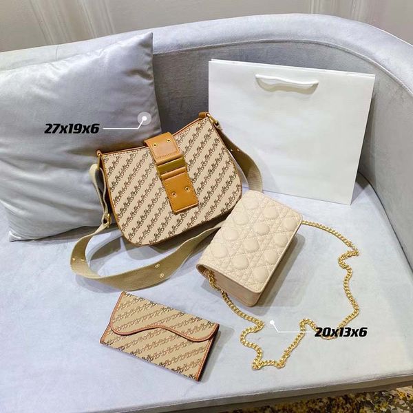 

high-quality luxury designer women's 3-piece handbag fashion bags combination bag large-capacity portable multi-function daily backpack