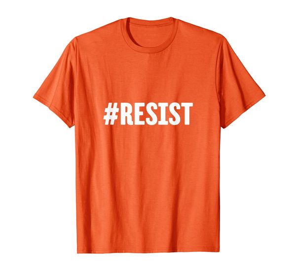 

hashtag resist t-shirt, White;black