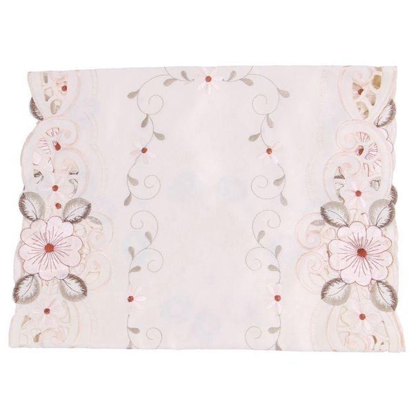 

table runner embroidered floral cloth pattern:#2 flower size:40x150cm skirt