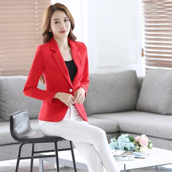 

women's suits & blazers 4 xl autumn spring women blazer elegant fashion lady coat female plus size suit jacket, White;black