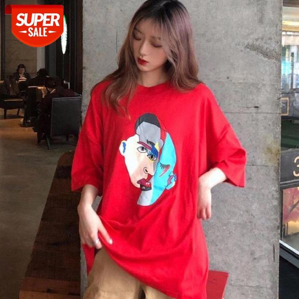 

summer new fashion t shirt o-neck women harajuku short sleeve fun ulzzang t-shirt cute tshirt cartoon printing tees female #na8g, White