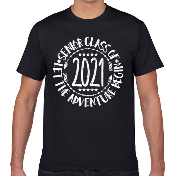 

men's t-shirts t shirt men class of 2021 vintage distressed harajuku geek short male tshirt fa005, White;black