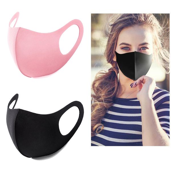 

anti dust face mouth cover pm2.5 mask respirator dustproof anti-bacterial washable reusable ice silk cotton masks party masks