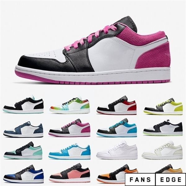 

magenta multicolor 1 low mens air gold black cyber toe laser blue retro basketball shoes 1s men women trainers sports sneakers 5.5-11