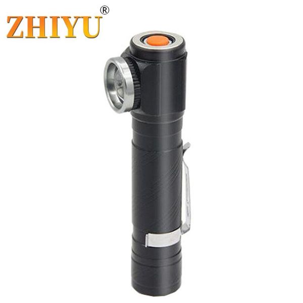 

headlamps camping headlight usb rechargeable 18650 built-in battery 3 mode t6 lamp bead head retractable light multi-function