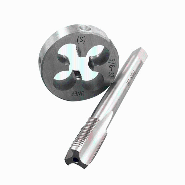 

hand tools 3/8"-24/27/32/36/40 hss unf machine thread tap and round die right