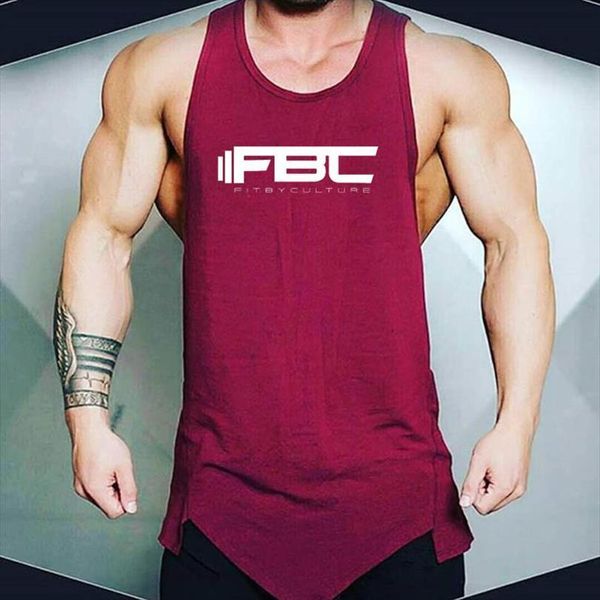 

men sports undershirt sleeveless solid cotton bodybuilding tank slim muscle stringer vest male basic fittness 4 colors, White;black