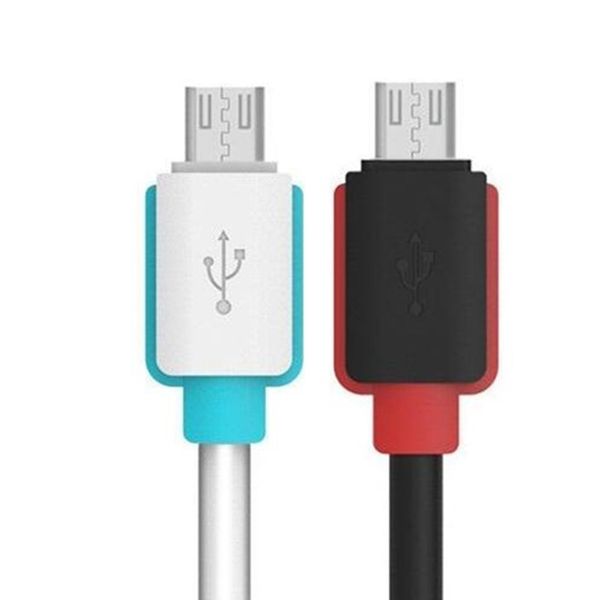 

dual color micro usb charger cable for samsung galaxy s7 s6 edge dual colors 5 pin sync data charging 1m 3ft cords universal