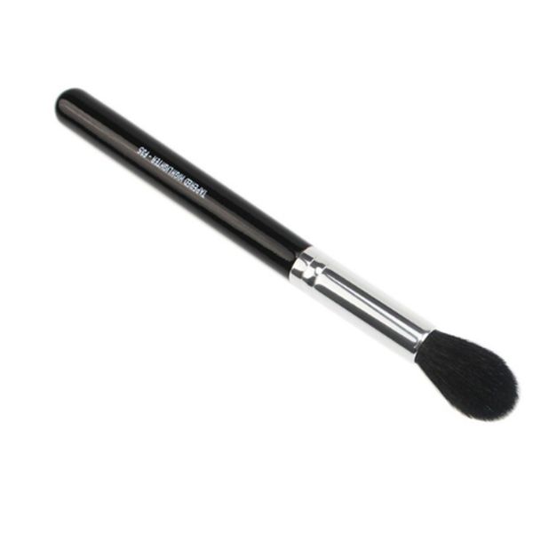 

1 pc f35 - tapered highlighter perfect professional individual face brush cosmetic makeup black with pink handle