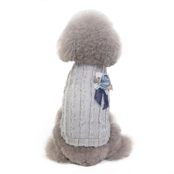 

dog apparel small knitted sweater pet cat puppy coat clothes warm costume