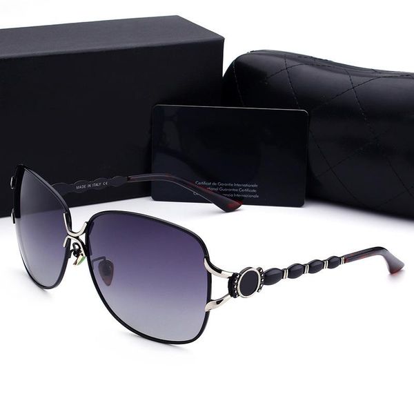 

fashion sunglasses frames women's design classic polarized luxury color, Black