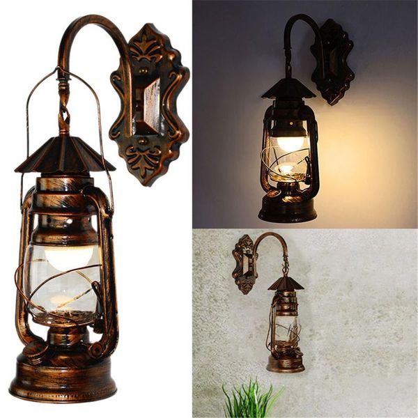 

outdoor wall lamps vintage classic iron light waterproof hallway retro lanterns lamp