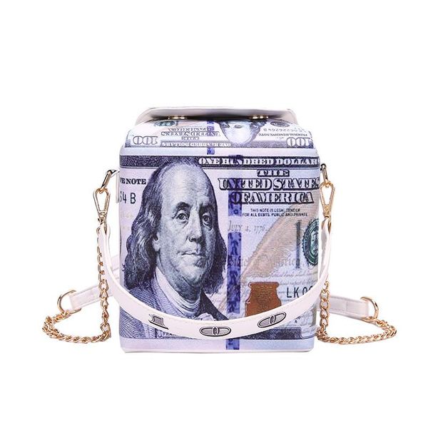 

evening bags luxury 2021 summer tide fashion personalized creative dollar character pattern ladies pu handbag crossbody bag
