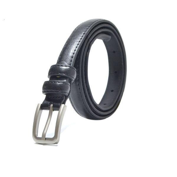 

new fashion women's thin belt with imitation leather pin buckle and thin belt, Black;brown