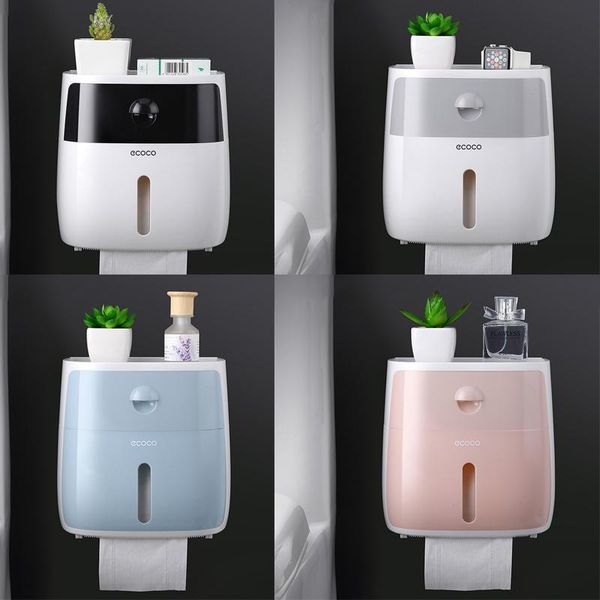 

toilet paper holder waterproof wall mounted for toilet paper tray roll tube storage box tray tissue box shelf bathroom