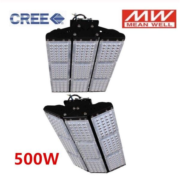 

industrial cree led chip+meanwell driver led flood light 100w 150w 200w 300w 500w tunnel lamps engineering project lighting