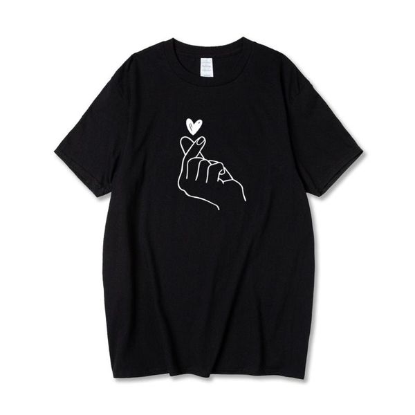 

men's t-shirts harajuku fashion love t shirt men women t-shirt casual short sleeve tshirts shirts 2021 summer male tee homme clothes, White;black