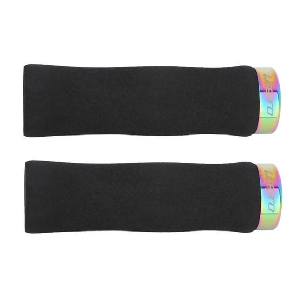 

bike handlebars &components bicycle handlebar folding ultra light single-sided lock sponge cover grip mtb mountain 74g lockable grips