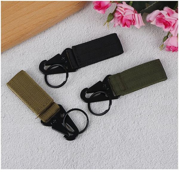

molle attach belt clip webbing backpack strap quickdraw clasp outdoor carabiner camp water bottle hanger tactical hol jlljcj