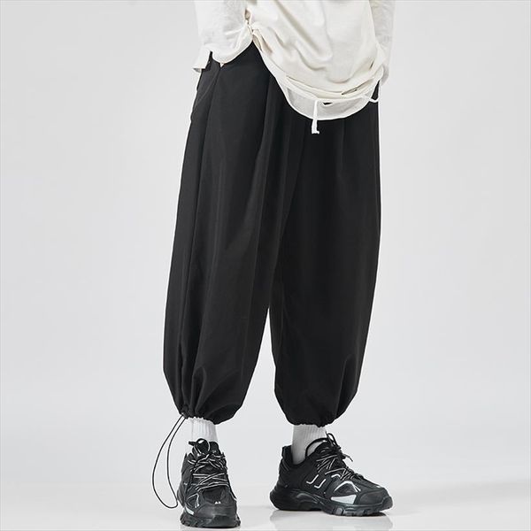 

wide leg streetwear japanese women pant style man jogger sweatpants fashion harajuku casual trousers male big size 5xl, Black